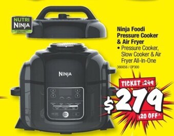 JB Hi-Fi Ninja Foodi Pressure Cooker & Air Fryer offer