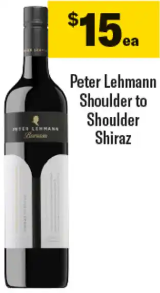 Coles Peter Lehmann Shoulder to Shoulder Shiraz offer