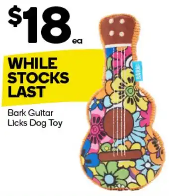 Bark Guitar Licks Dog Toy
