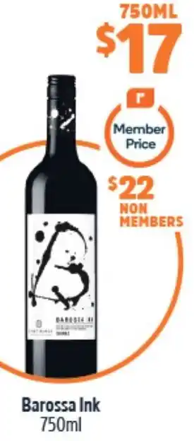 Barossa Ink 750ml