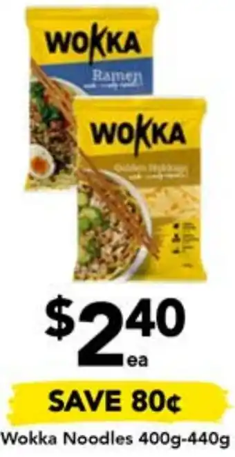 Wokka Noodles 400g-440g