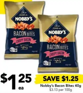 Drakes Nobby's Bacon Bites 40g offer