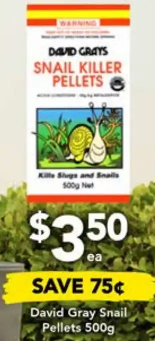 David Gray Snail Pellets 500g