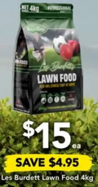 Drakes Les Burdett Lawn Food 4kg offer