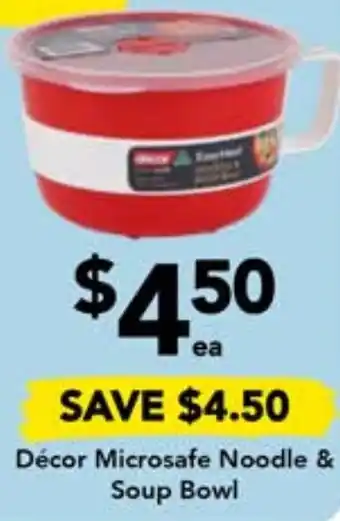 Drakes Décor Microsafe Noodle & Soup Bowl offer