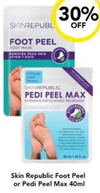 Drakes Skin Republic Foot Peel or Pedi Peel Max 40ml offer