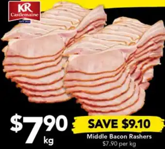 Drakes Middle Bacon Rashers offer