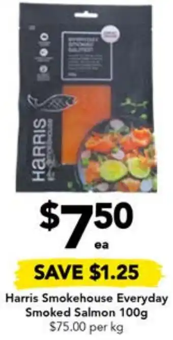 Drakes Harris Smokehouse Everyday Smoked Salmon 100g offer