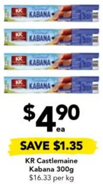 Drakes KR Castlemaine Kabana 300g offer
