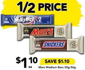 Drakes Mars Medium Bars 35g-56g offer