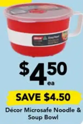 Drakes Décor Microsafe Noodle & Soup Bowl offer