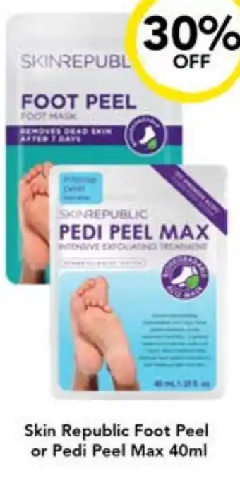 Skin Republic Foot Peel or Pedi Peel Max 40ml