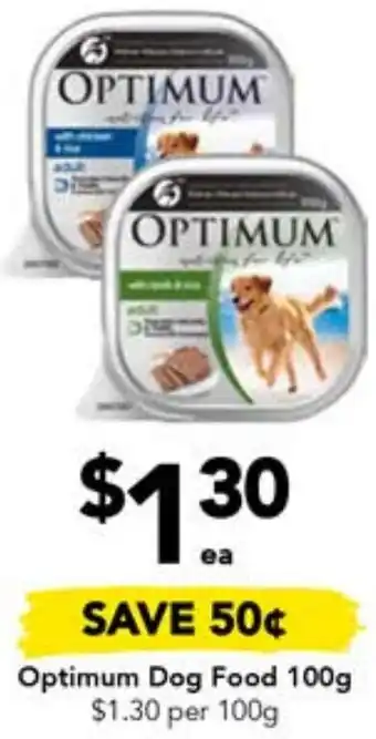 Drakes Optimum Dog Food 100g offer
