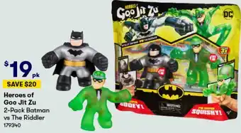 Heroes of Goo Jit Zu 2-Pack Batman vs The Riddler