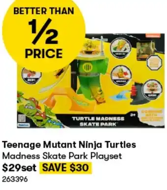 BIG W Teenage Mutant Ninja Turtles Madness Skate Park Playset offer