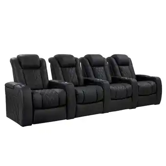 Costco Valencia Tuscany Luxury Edition Semi-Aniline Italian Nappa Leather 4 Seater offer