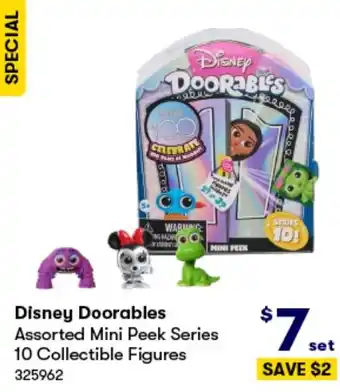 BIG W Disney Doorables Assorted Mini Peek Series 10 Collectible Figures offer