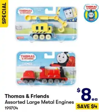 BIG W Thomas & Friends Assorted Large Metal Engines offer