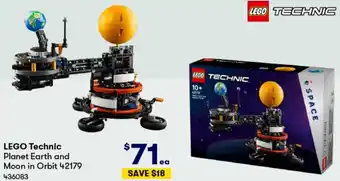 LEGO Technic Planet Earth and Moon in Orbit
