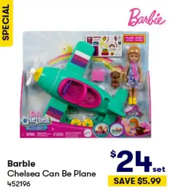 BIG W Barbie Chelsea Can Be Plane offer