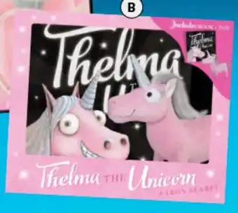 BIG W Thelma the Unicorn Book and Plush Set offer