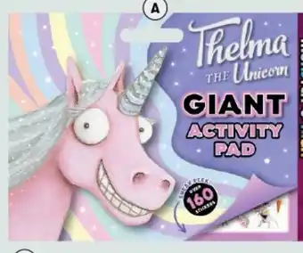 BIG W Thelma the Unicorn: Giant Activity Pad offer