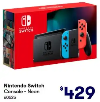 BIG W Nintendo Switch Console - Neon offer