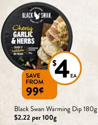 Foodworks Black Swan Warming Dip 180g offer