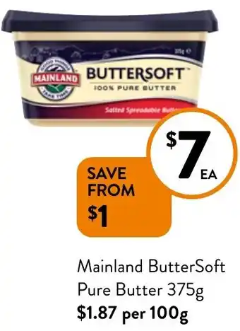 Mainland ButterSoft Pure Butter 375g