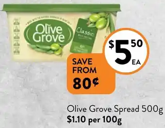 Olive Grove Spread 500g