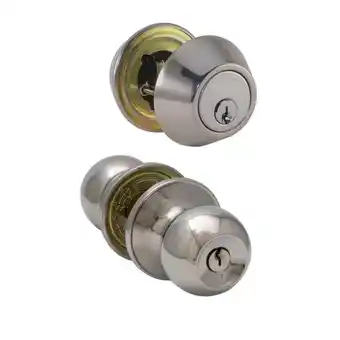 Buy Right Combination Entry Knob Set Chrome Plated