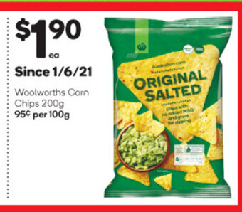 Woolworths Woolworths Corn Chips 200g offer