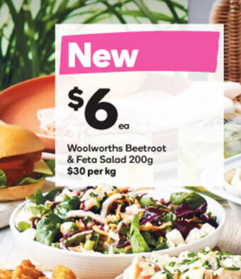 Woolworths Woolworths Beetroot & Feta Salad 200g offer