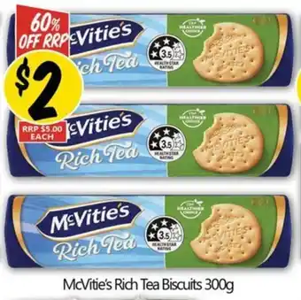 NQR McVitie's Rich Tea Biscuits 300g offer