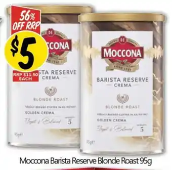 Moccona Barista Reserve Blonde Roast 95g