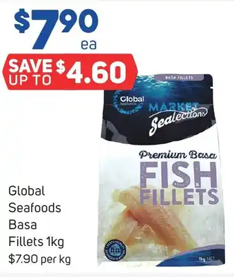 Foodland Global Seafoods Basa Fillets 1kg offer