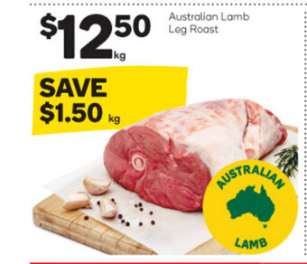 Woolworths Australian Lamb Leg Roast offer