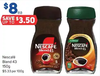 Foodland Nescafé Blend 43 150g offer