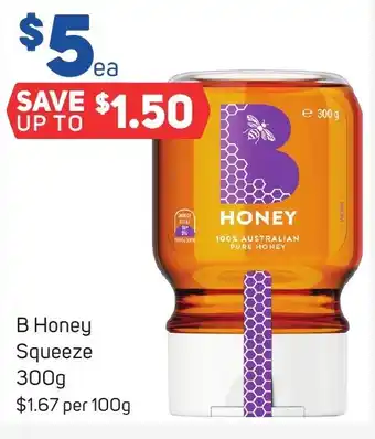 Foodland B Honey Squeeze 300g offer