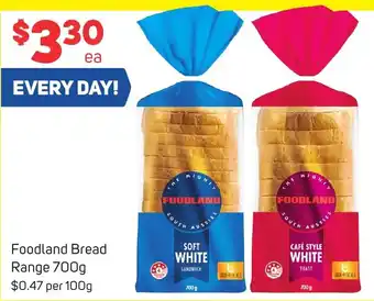 Foodland Foodland Bread Range 700g offer