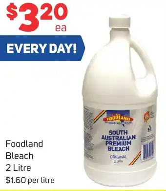 Foodland Foodland Bleach 2 Litre offer