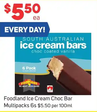 Foodland Foodland Ice Cream Choc Bar Multipacks 6s offer