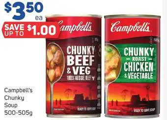 Foodland Campbell's Chunky Soup 500-505g offer