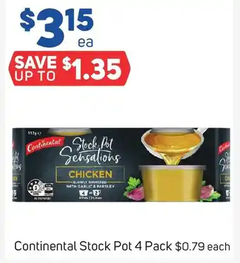 Foodland Continental Stock Pot 4 Pack offer