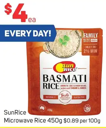 Microwave Rice 450g offer at Foodland