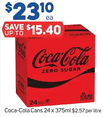 Foodland Coca-Cola Cans 24 x 375ml offer