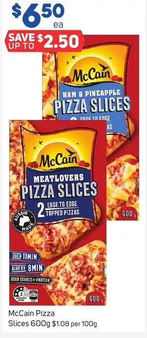 Foodland McCain Pizza Slices 600g offer