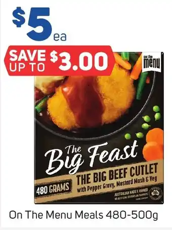 Foodland On The Menu Meals 480-500g offer