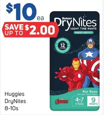 Foodland Huggies DryNites 8-10s offer