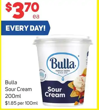 Foodland Bulla Sour Cream 200ml offer